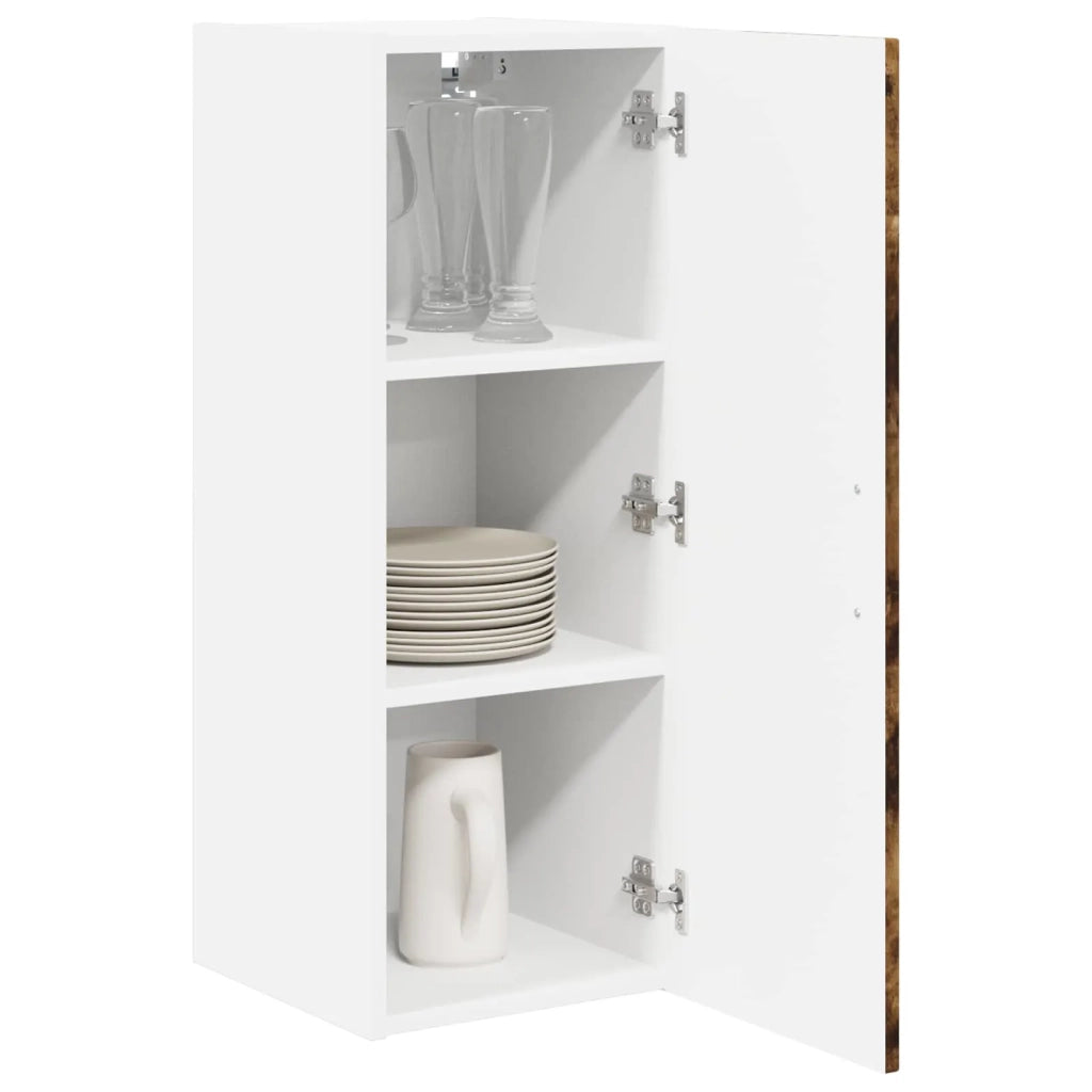 Armadietto a muro LUCCA 2 pcs Rovere Fumo 30 x 31 x 80 cm 885016