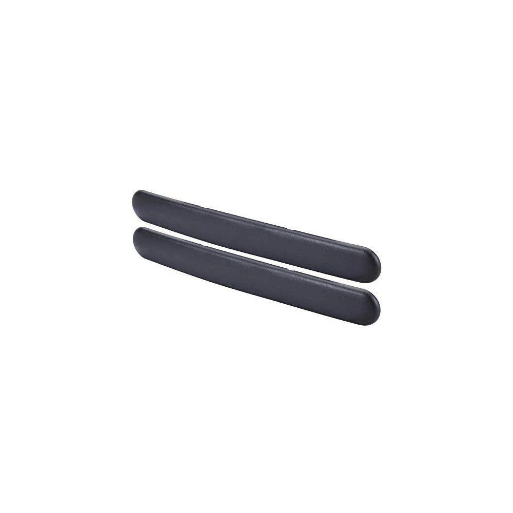 Trade Shop - Coppia Protezioni Per Paraurti Spoilers Antiurto 52x370mm Gomma Nero Adesivo Auto -