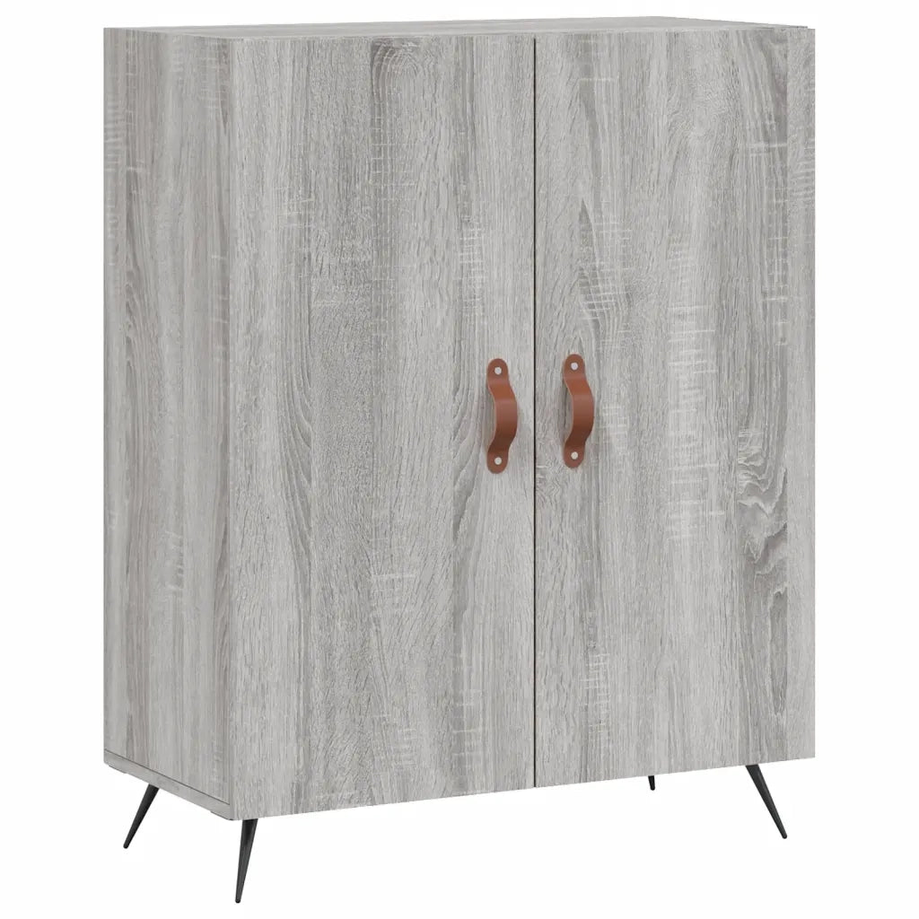 Credenza Grigio Sonoma 69,5x34x180 cm in Legno Multistrato 3198191