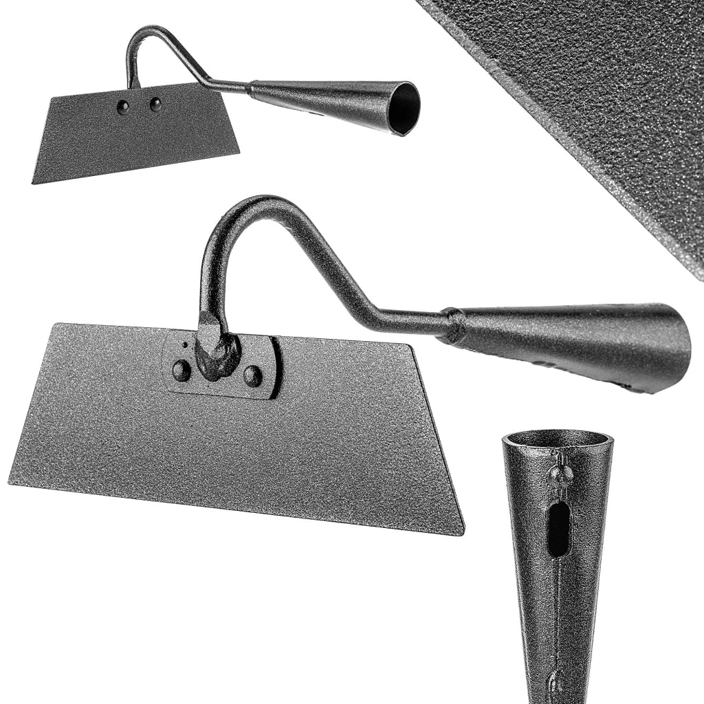 Zappa da giardino KADAX con gancio, senza manico, 18 cm, in acciaio, per scavare
