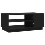 Tavolino da salotto | Tavolino da caff¨¨ | Tavolino da Soggiorno Nero 102x55x43 cm in Truciolato