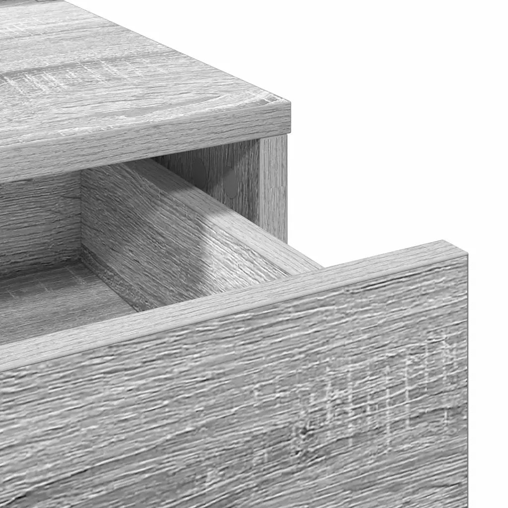 Tavolo da Trucco Grigio 50 x 41 x 140 cm Legno multistrato 865159