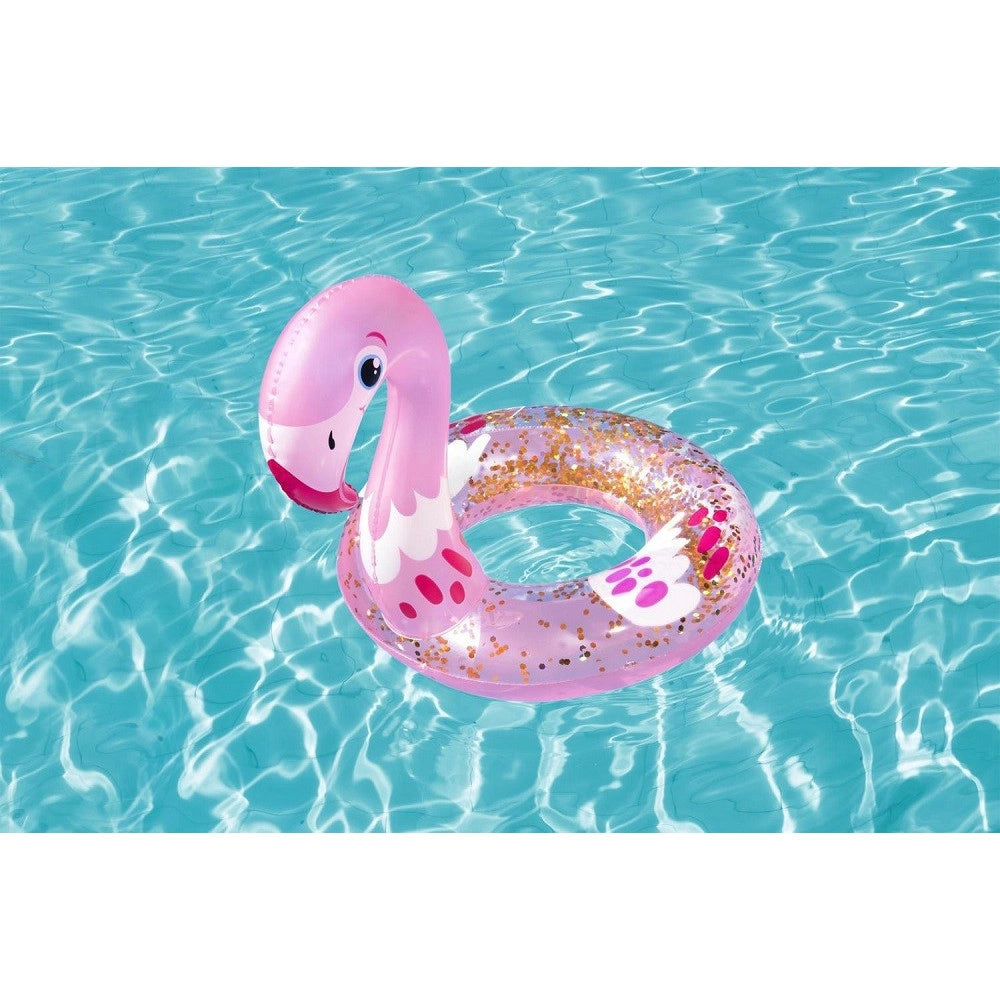 Trade Shop - Salvagente Gonfiabile 61cm Per Bambini Shimmer N'float Ciambella Assortiti 36306 -