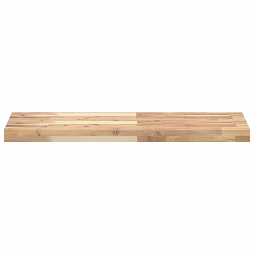 Mensole da Parete 4 pz 100x30x4 cm Legno Acacia Non Trattato 3279458