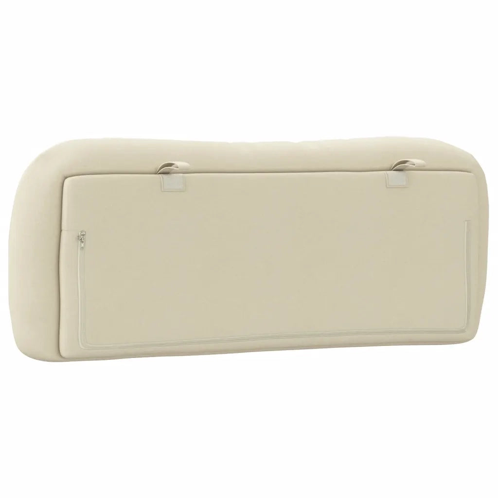 Cuscino Testiera Hvar Crema 100 cm in Tessuto CFW2897189