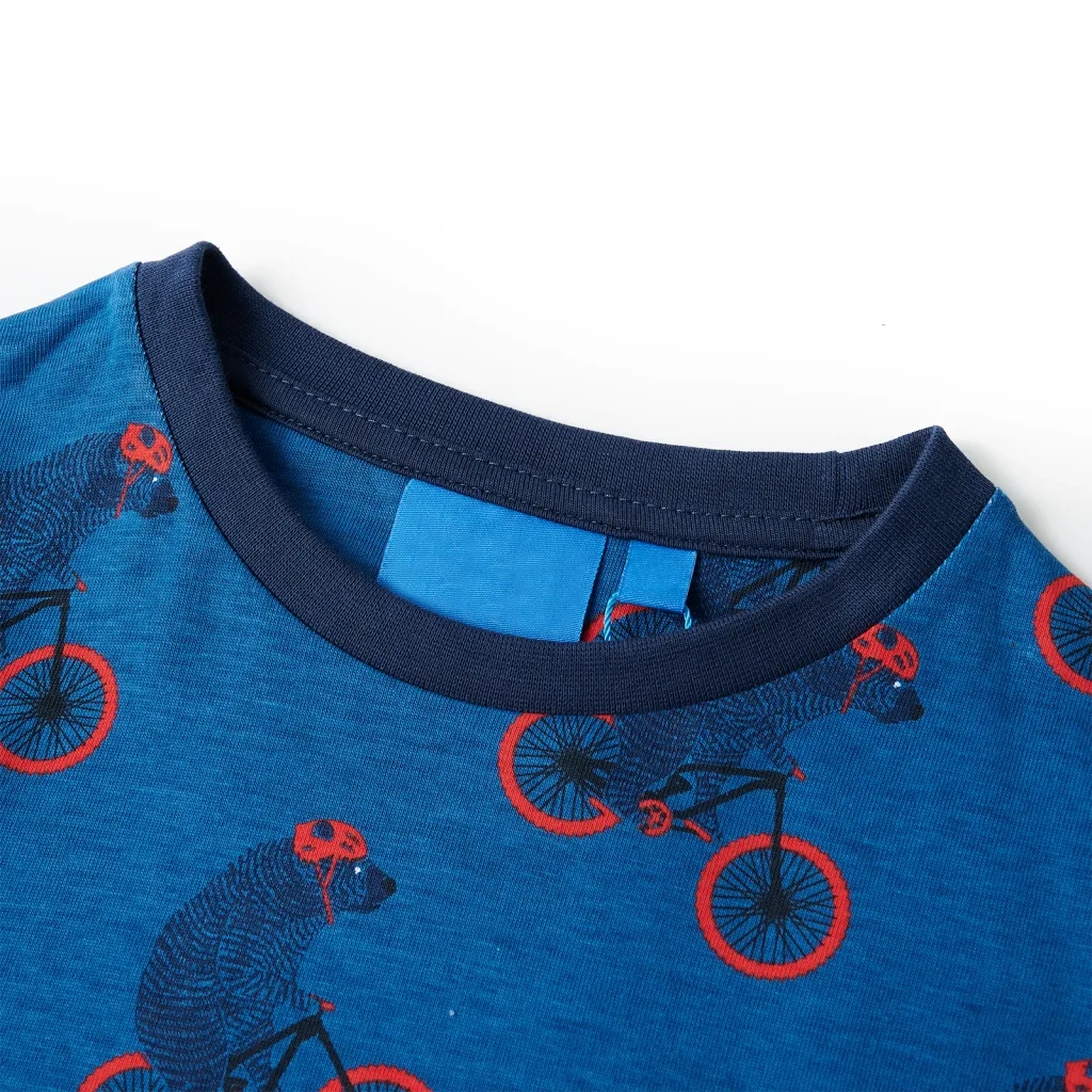 Pigiama per Bambini a Maniche Lunghe Petrolio 104 CFW1190170