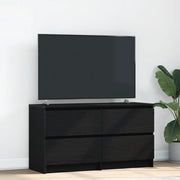 Mobile Porta TV Nero 100x35x54 cm in Legno Multistrato 861797