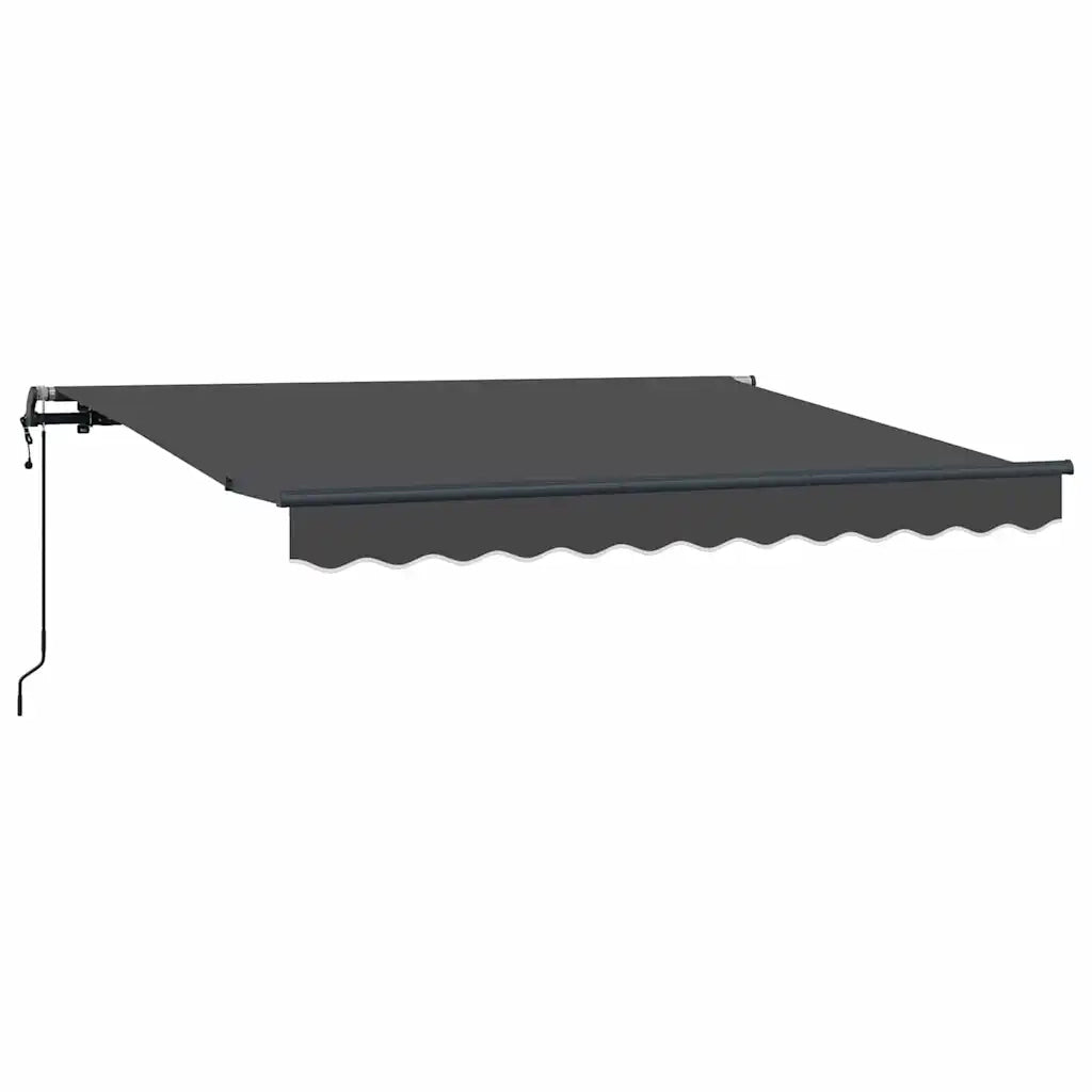 vidaXL Tenda Retrattile Antracite 250 x 200 cm Poliestere e Alluminio