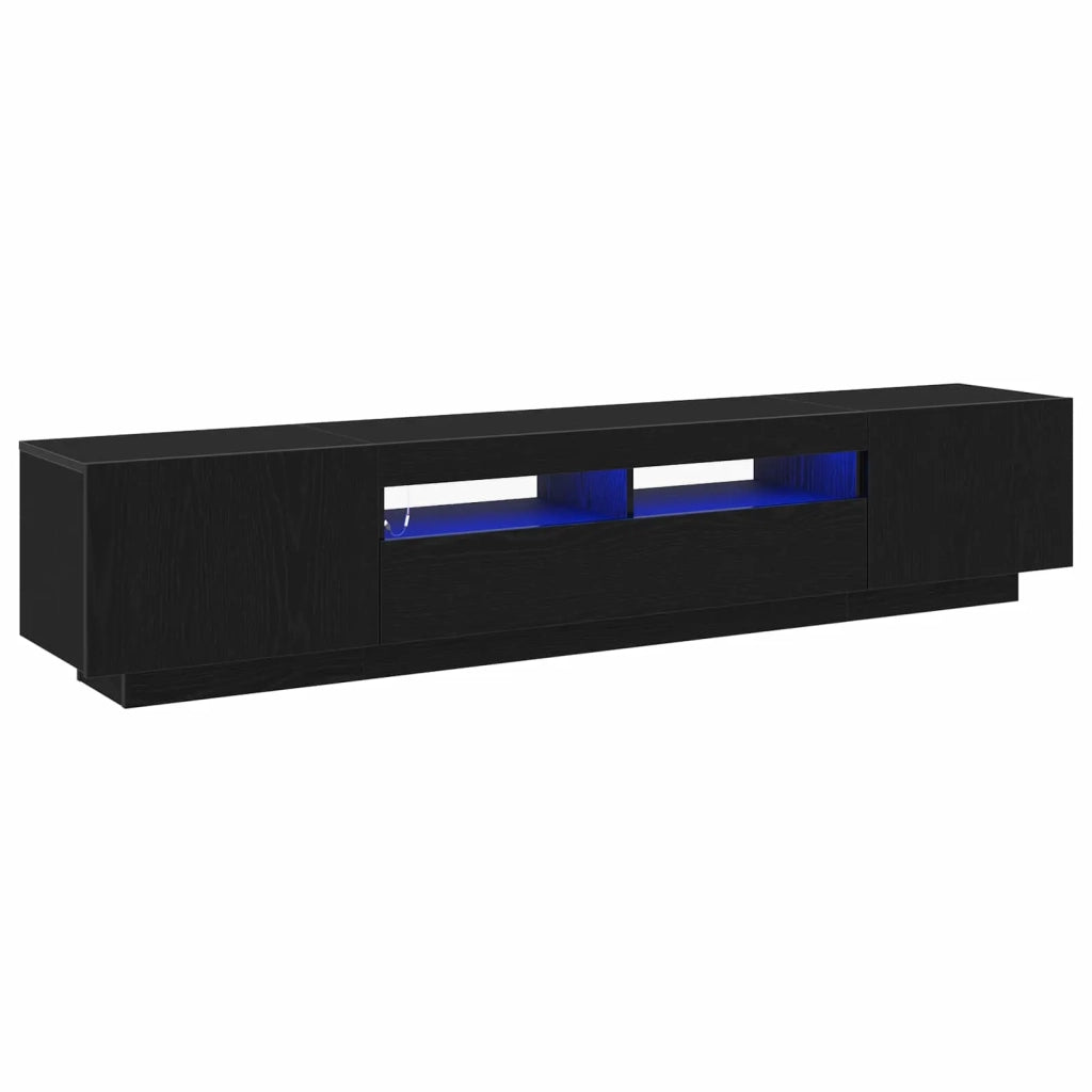 Set mobile TV 2 pcs Nero 200 x 35 x 40 cm Legno multistrato 3333063