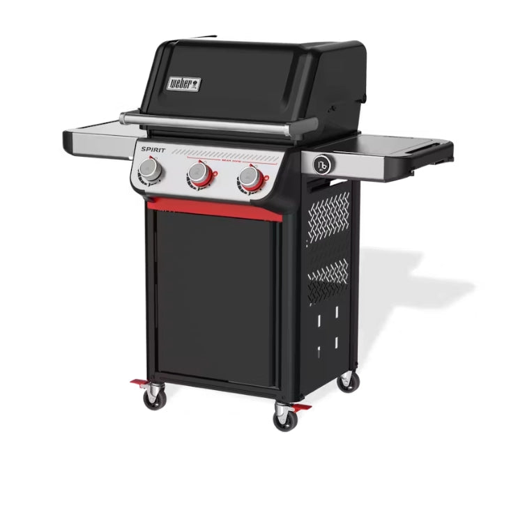 Weber 1500906 spirit ep-325 bbq barbecue a gas con 3 bruciatori sear zone e 2 ripiani laterali, dotato di termometro digitale