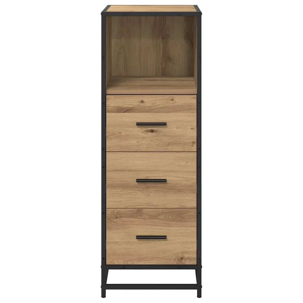 Set di mobili per il bagno con cassetto Rovere artigianale