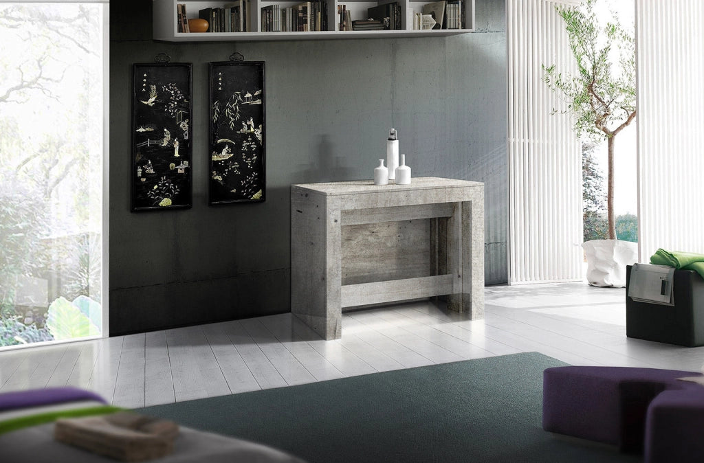 Consolle Allungabile 51/300x90x77 cm Pratika Cemento
