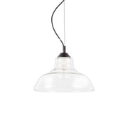 Lampada A Sospensione Bistro' Sp1 Plate Trasparente Ideal-Lux