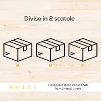 Set da Giardino 4 Pezzi in Rattan PE con Tavolino da Esterni 90x45x42 cm e 2 Divanetti per Esterni 6ex63x74 cm, Bianco Crema