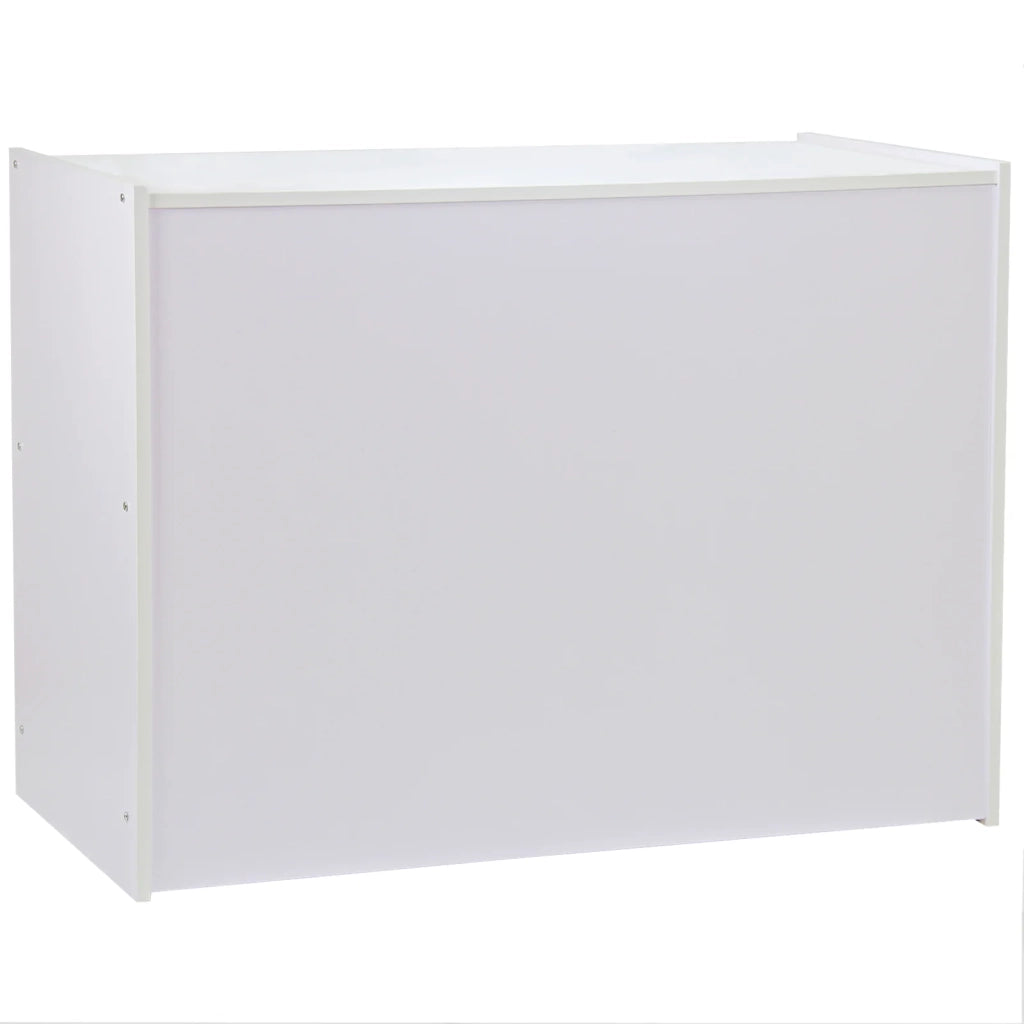 Bancone A1200 Bianco da Negozio e Reception Elegante Solido Robusto con Ripiano