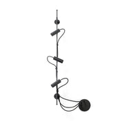 CLAP Applique/plafoniera lineare nero 3x6W 3000K 38§