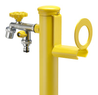 Portatubo per Fontane da Giardino in Acciaio Belfer 42/PGS Giallo