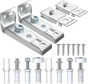 Set di riparazione 18 pezzi per porte scorrevoli a carbonio - set di hardware per porta scorrevole pieghevole - set di hardware per porta sacchetto pieghevole - riparazione porta con carbonio.