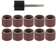 Accessori di abrasione a 80 Grit - 11 pezzi - Set di schiume e schiume - Cuscino di abrasione - 80 Grit - Duraturo e resistentente all'usura