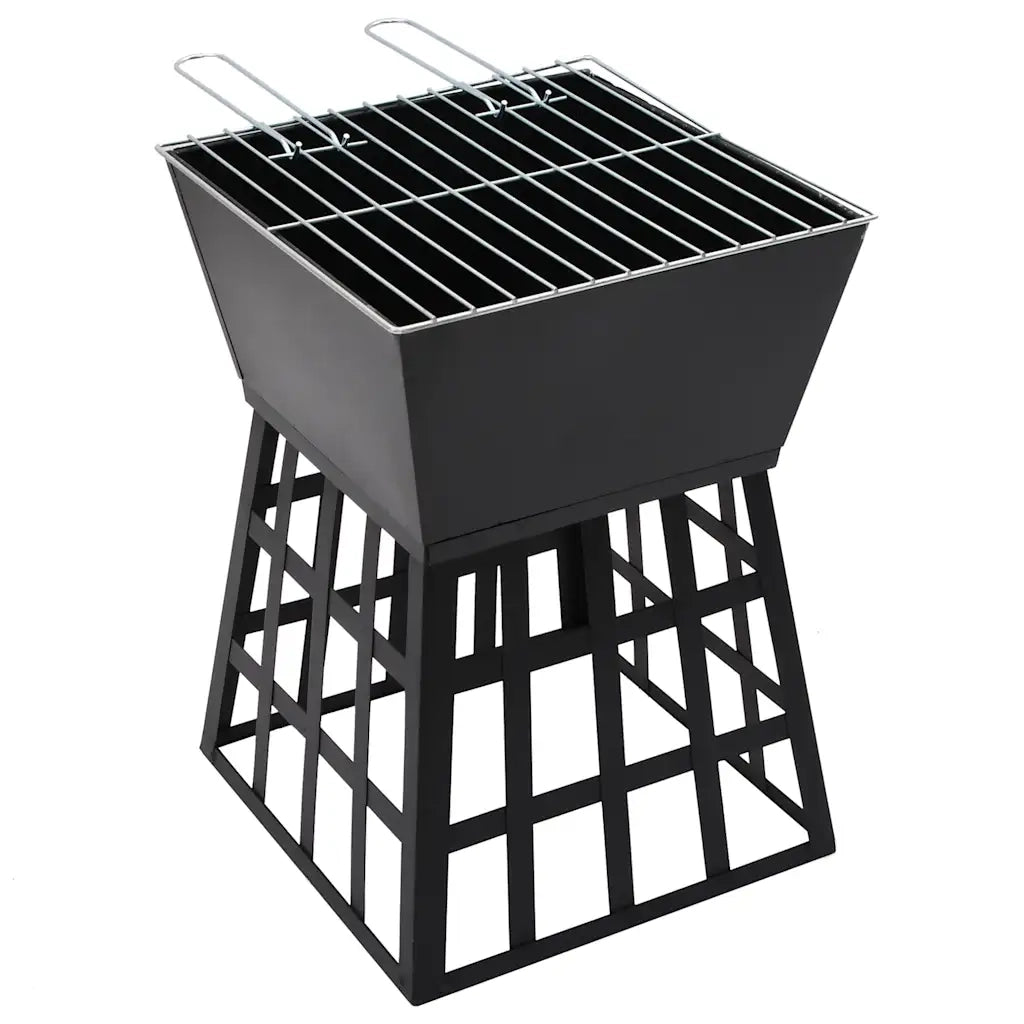 Braciere e Barbecue 2 in 1 34x34x48 cm in Acciaio CFW9480489