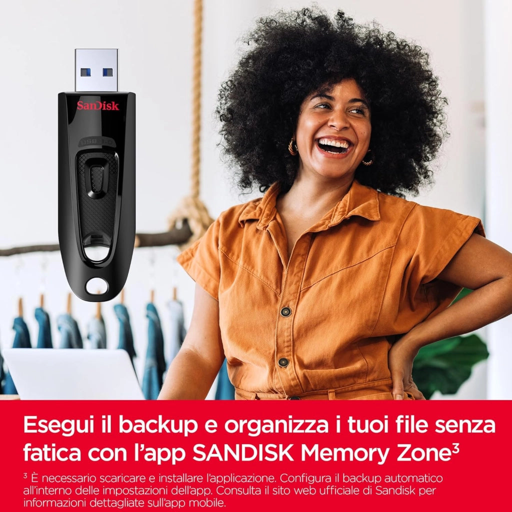 Ultra Unità Flash USB 3.0 1 TB (Storage affidabile per documenti, foto e contenuti multimediali)