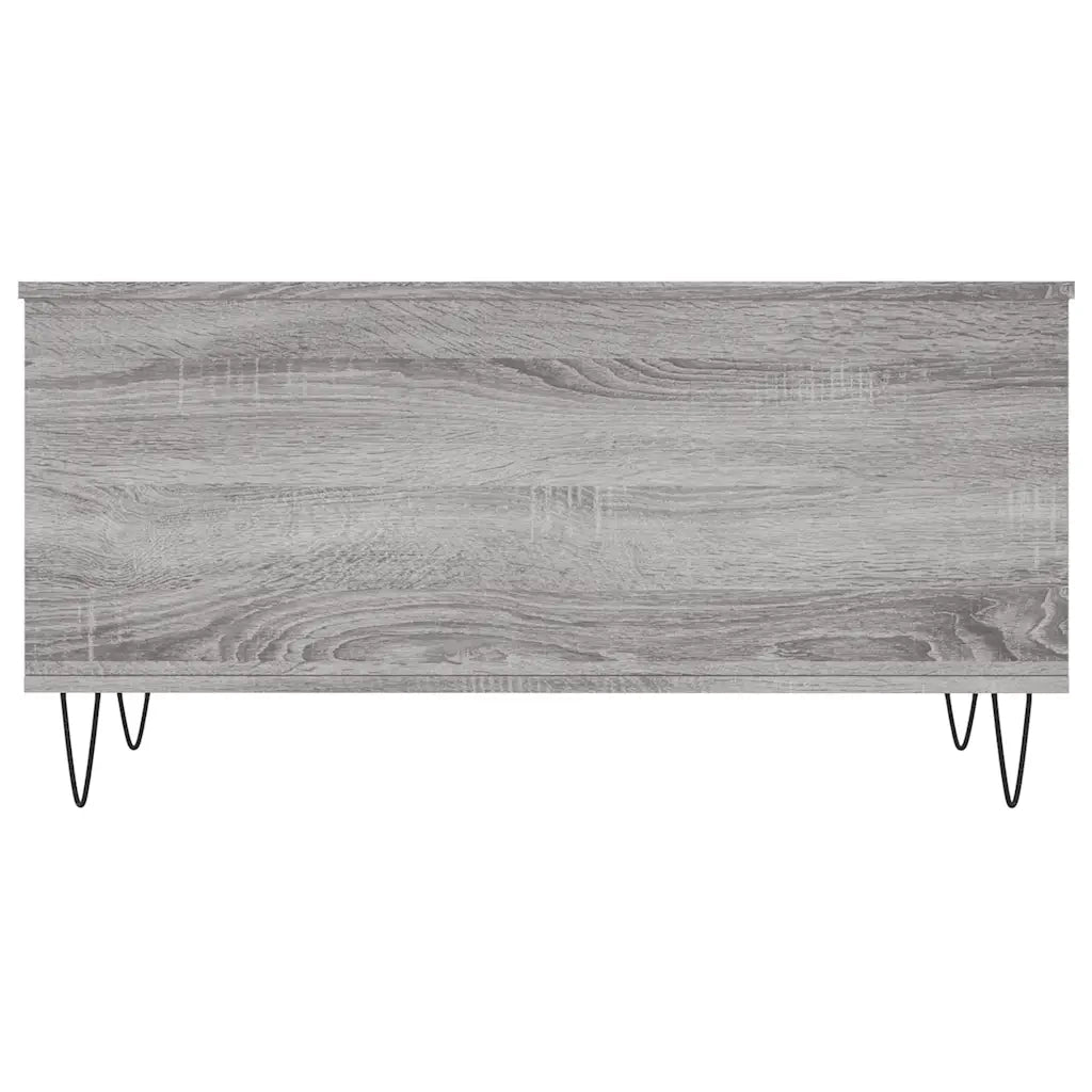 Tavolino Salotto-Tavolino da soggiorno-Tavolo Grigio Sonoma 90x44,5x45 cm Legno Multistrato 359731