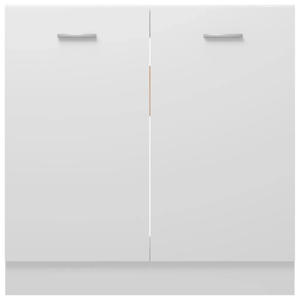 Mobile Sottolavello "Lyon"-Armadietto da bagno Bianco 80x46x81,5 cm