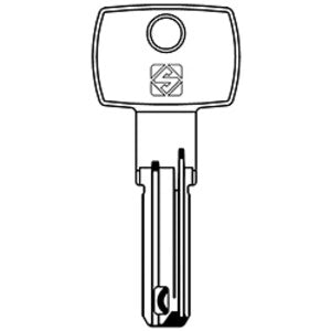 SILCA DM164 CHIAVE PUNZONATA NICHEL- SILCA- 5,0 pz