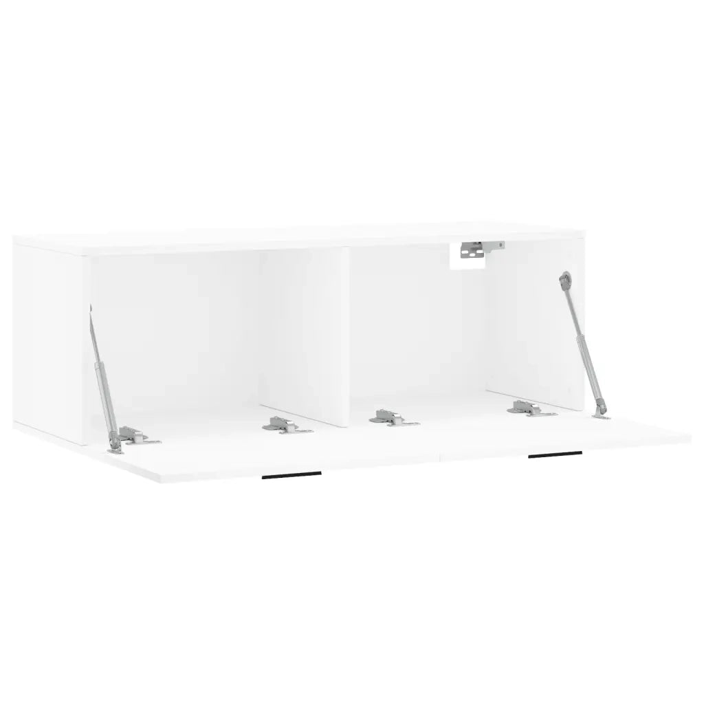 Armadietto a Muro | Mobile a Parete Bianco 100x36,5x35 cm in Legno Multistrato