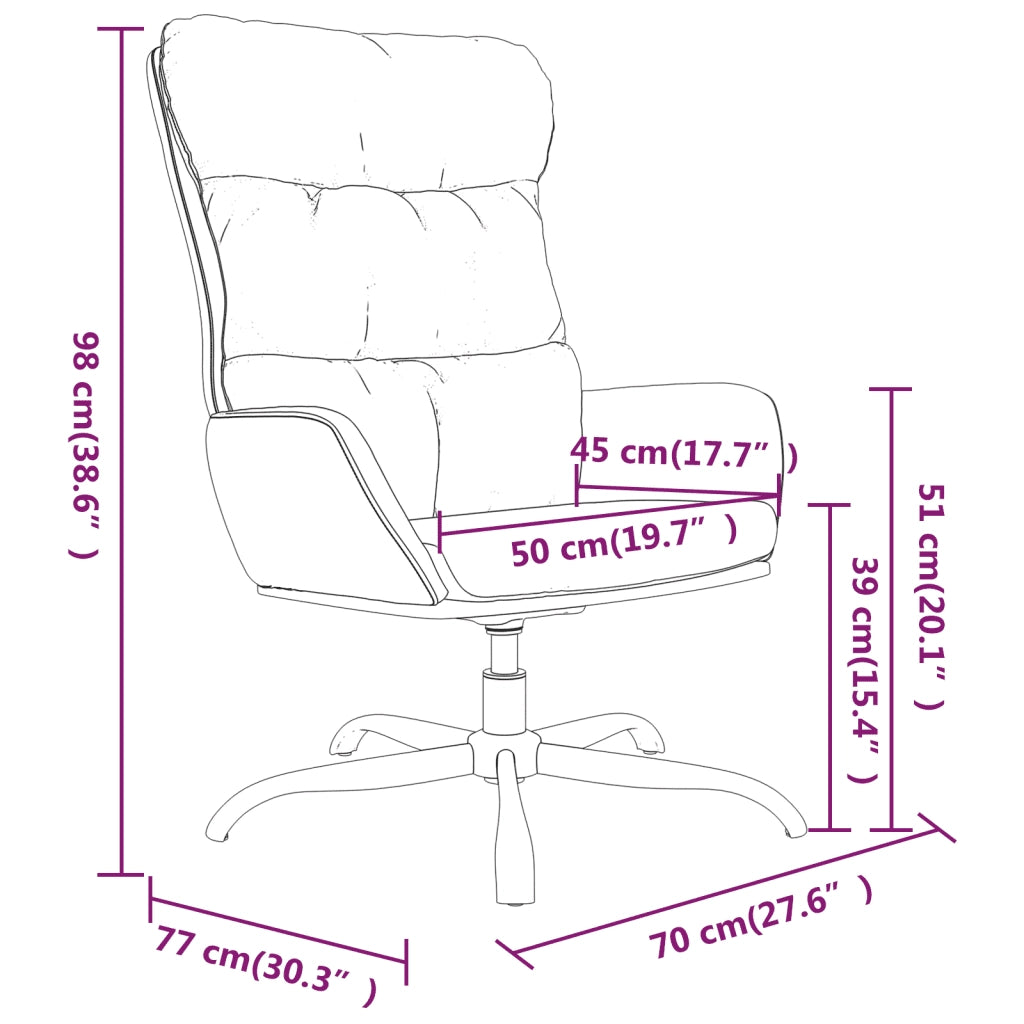 Sedia Relax Crema in Tessuto cod mxl 14259