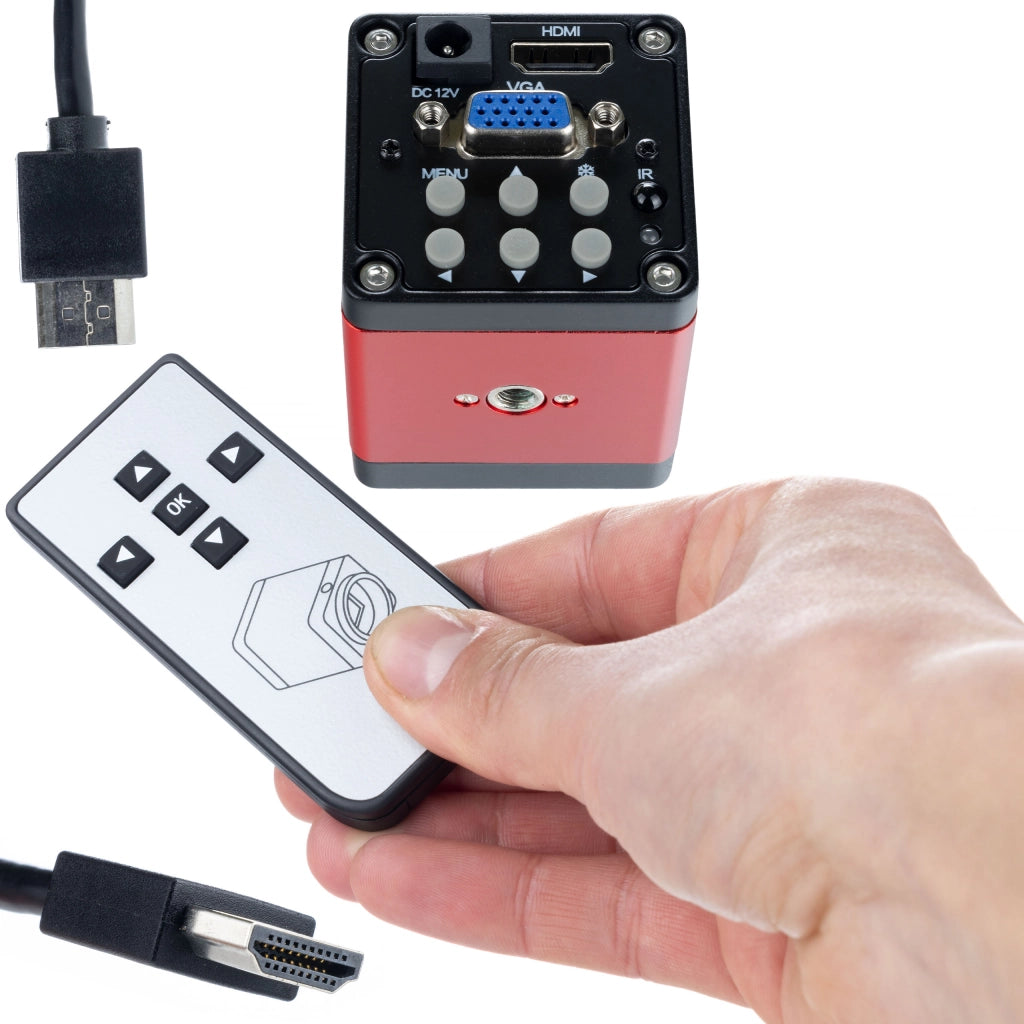 Mikroscopio Digitale Earth Pro MCEP-0.5X-PZRR – Zoom 7-45x, Display 8" e Braccio Regolabile