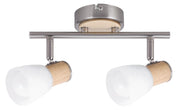 Faretto parete/soffitto Gavin cromo/bianco 2xE14 Rabalux