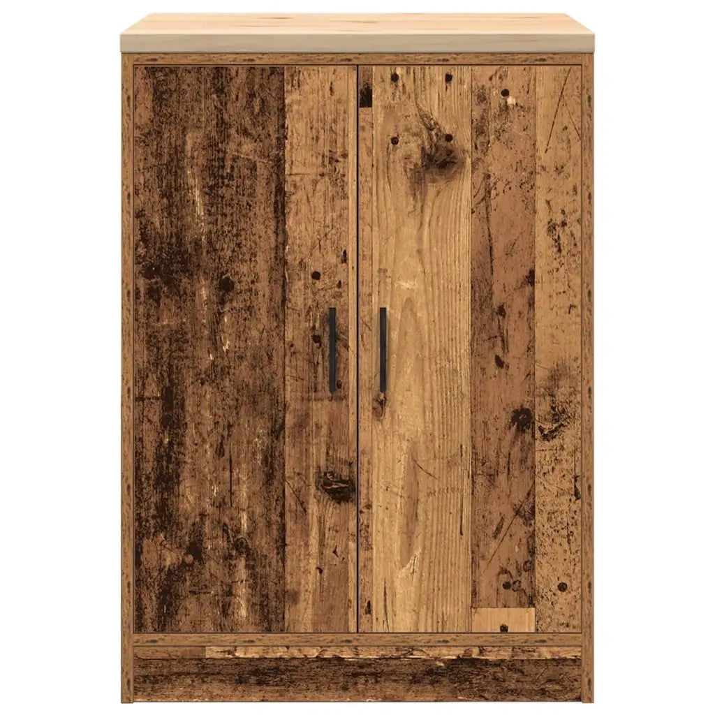 Armadietto da Garage in Legno Vecchio 60x51x85 cm CFW6841577