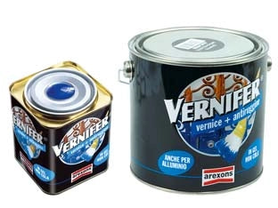VERNIFER VERNICE ANTIRUGGINE IN GEL  nero satinato (4886) ml.750    AREXONS