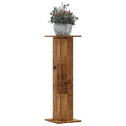 vidaXL Supporti per Piante 2 pz Legno Vecchio 30x30x95 cm Truciolato