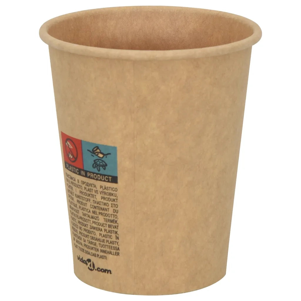 Tazze da Caff¨¨ in Carta con Coperchi 1000 pz 8oz 200 ml CFW2345257