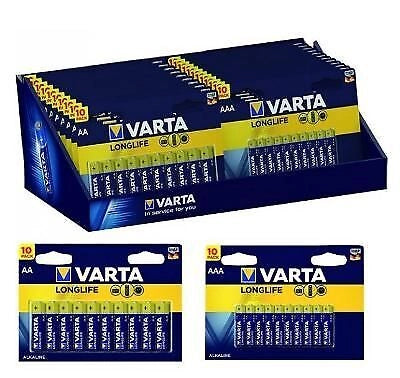 Varta Pile Long-Life Alkaline Expo Stilo Mini 10 Pezzi 22 Blister