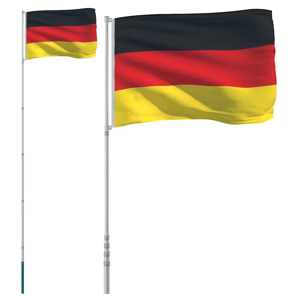 Asta e Bandiera Germania 5,5 m Alluminio CFW8458484