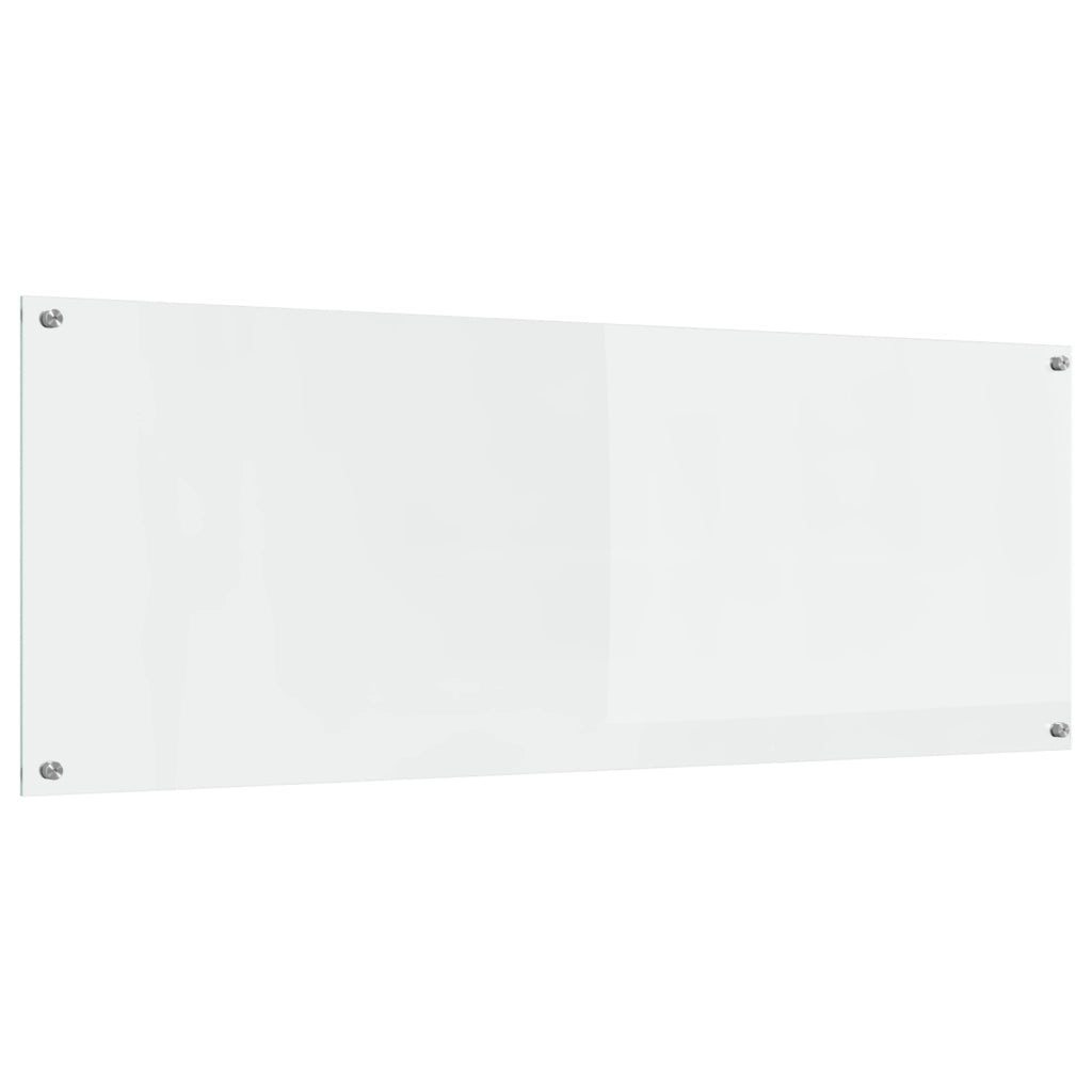 Schienale da Cucina  Clear 110x40x0.6 cm in Vetro Temperato
