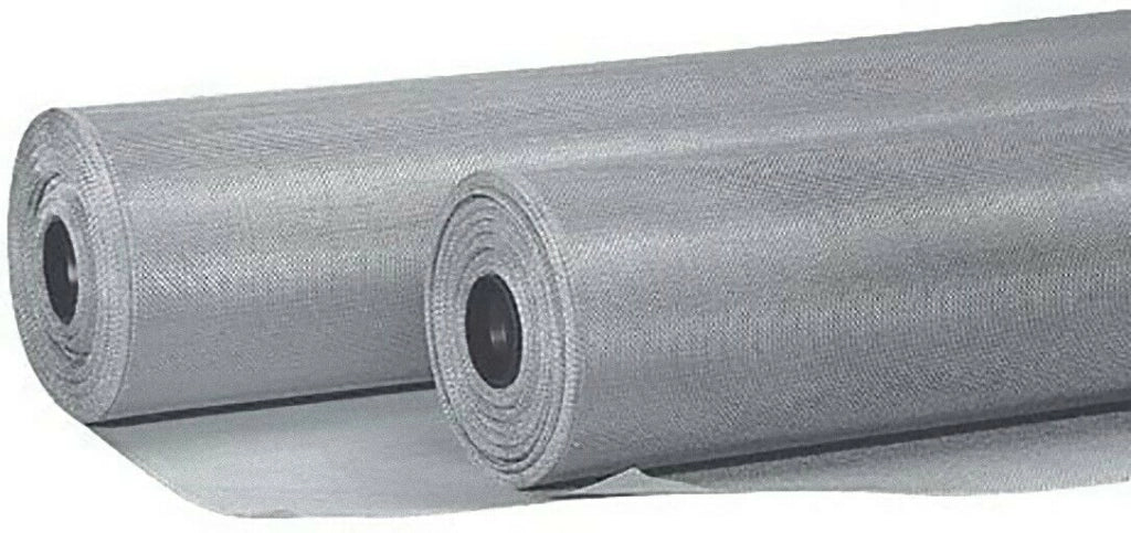 Rete Zanzariera 100 cm X 200 cm Alluminio Americana 18/16  Grigia  