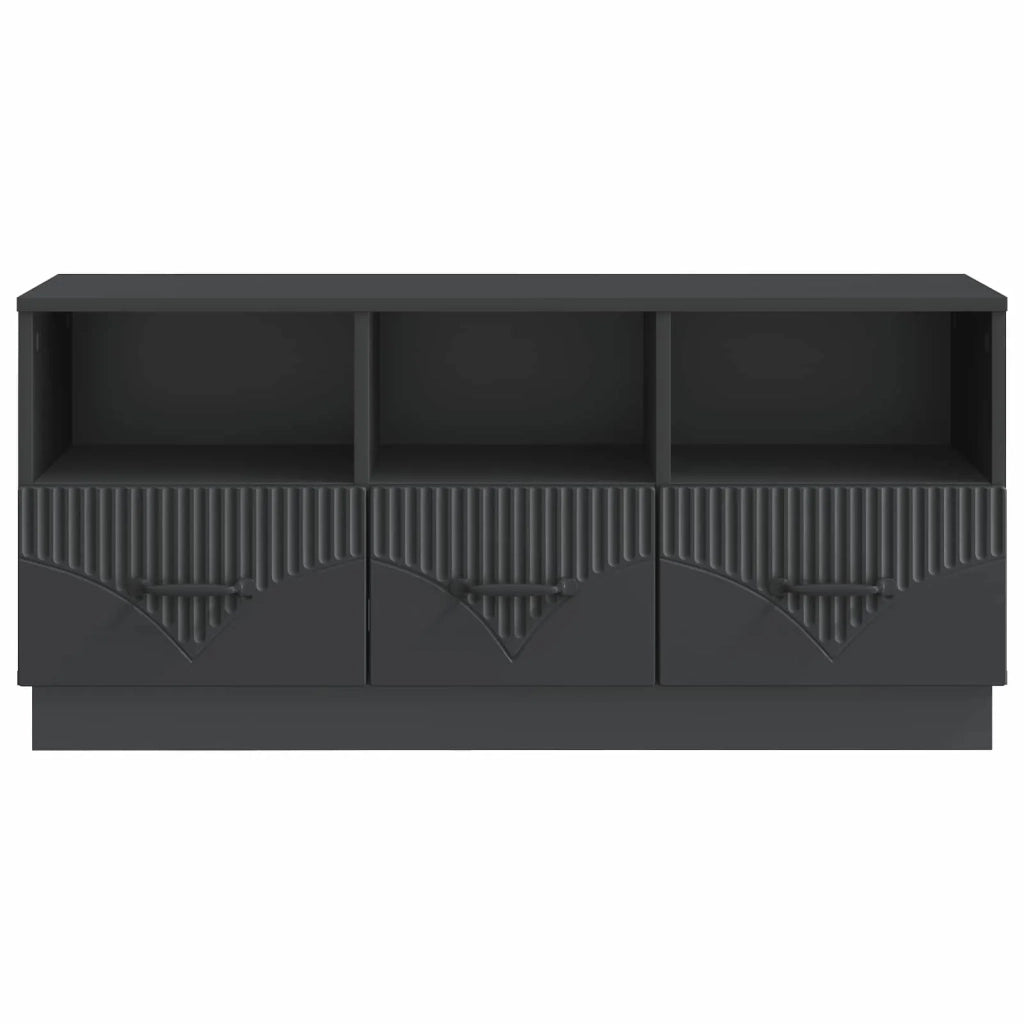 Mobile TV Nero 102 x 34,5 x 47 cm Legno ingegnerizzato 895366