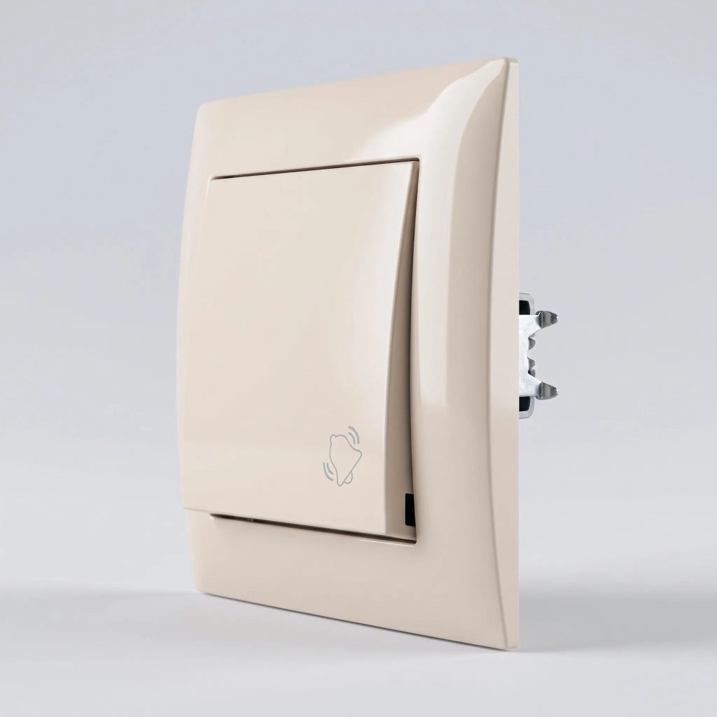 Pulsante Per Campanello Oste Jnh008-w Beige
