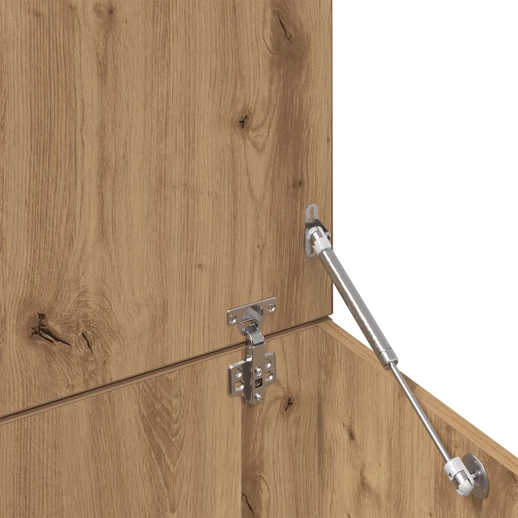 Tavolino da Salotto Rovere Artigianale 150x50x35 cm Truciolato 855981