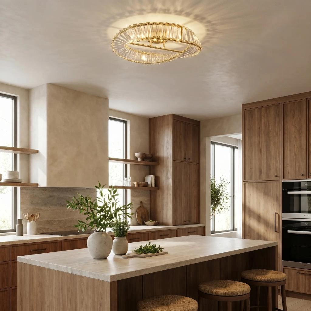 Lampada Da Soffitto Led Swe095-c 50cm Gold