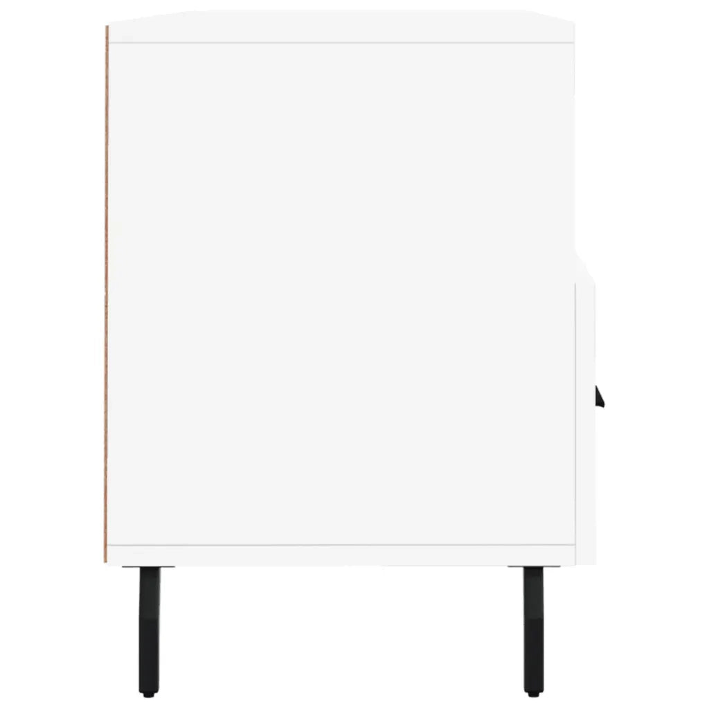 Mobile Porta TV Bianco 102x36x50 cm in Legno Multistrato 829052