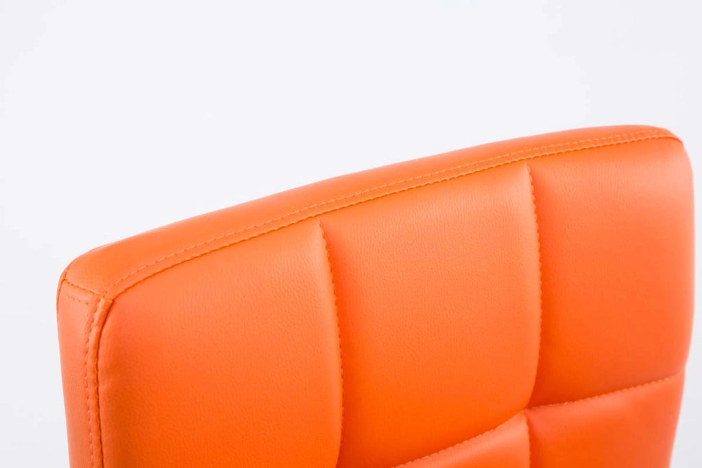 Set 2 Sedie Lounge Palma V2 in similpelle arancione