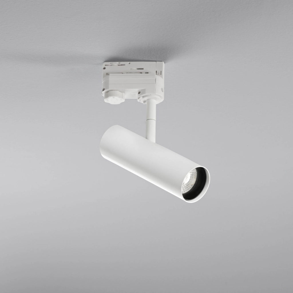 PROIETTORE A BINARIO LED ROCKET BIANCO 7W 980LM CCT 3000K / 4000K 5X1,65CM