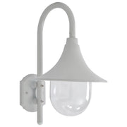 Applique da giardino atmosfera accogliente illuminazione funzionale 36 x 25 x 42 cm alluminio bianco 02_0045888