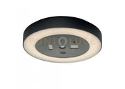 PLAFONIERA LED ZOOM ANTRACITE 30W 3600LM 4000K DIMMERABILE Wi-Fi IP54 CON VIDEOCAMERA 30X5,5CM