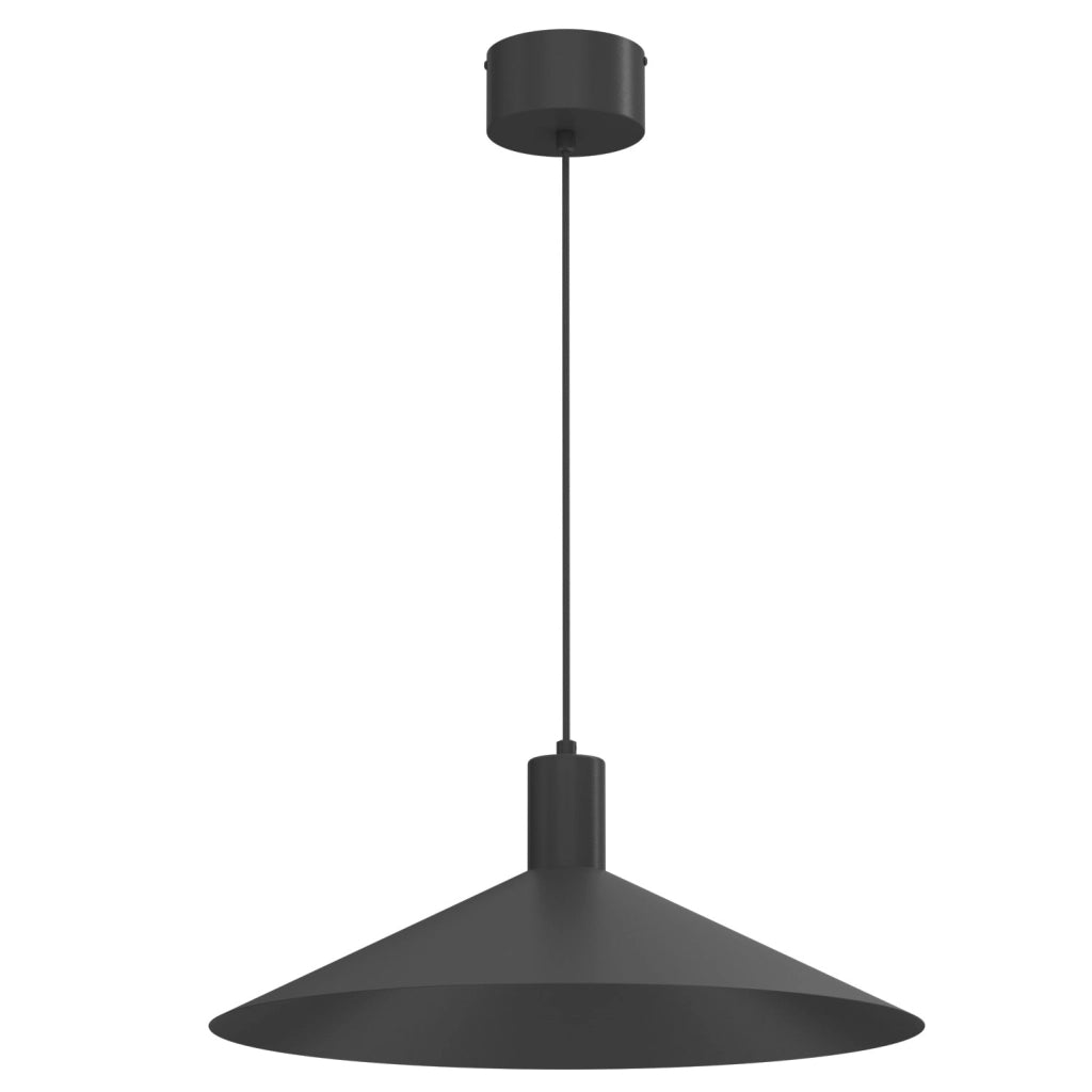 Lampada sospesa Nox 1xGU10 nera metallo 50 cm